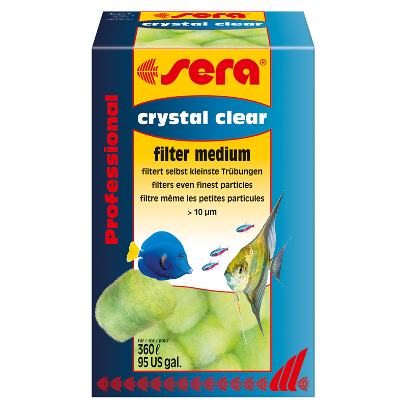 crystal clear Professional filter medium - 12 Stck.