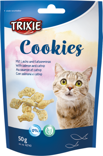 Cookies mit Lachs und Catnip - 50 g