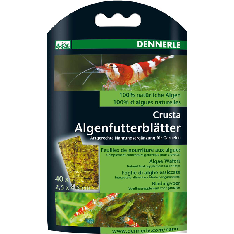 Nano Algenfutterblätter - 40 Stück