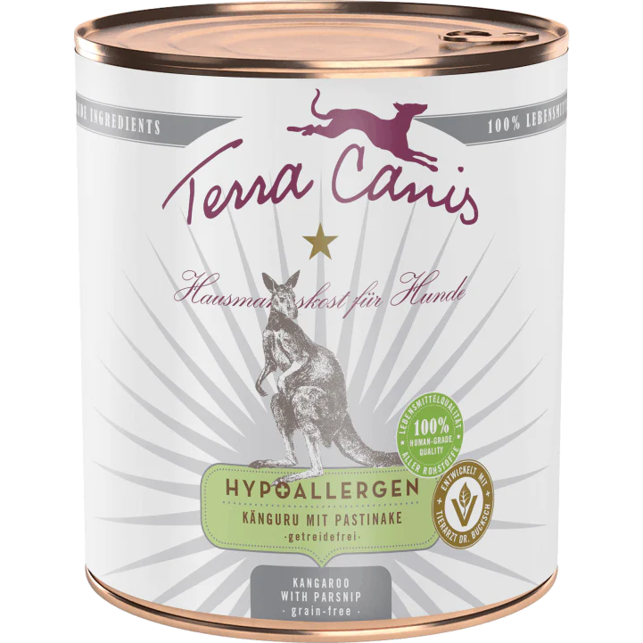Terra Canis Hypoallergen Känguru mit Pastinake 800 g