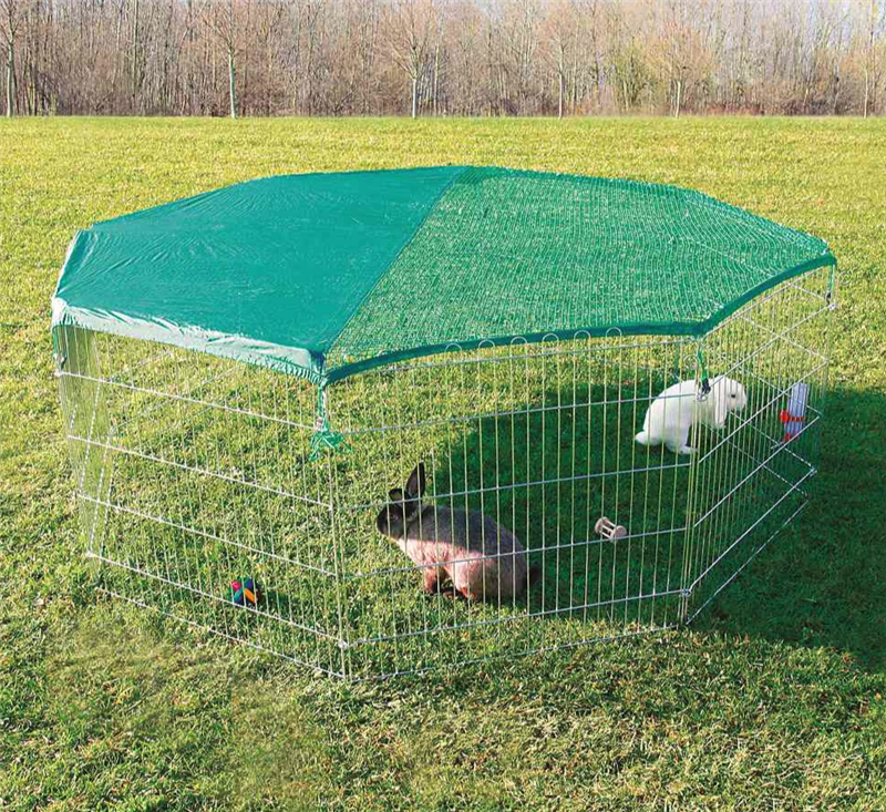 Freilaufgehege mit Schutznetz - 1 Stück