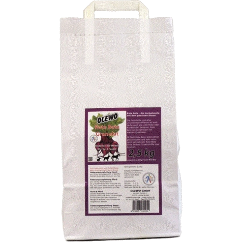 OLEWO Rote Bete-Granulat für Hund, Pferd & Nager