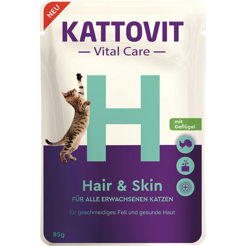 Kattovit PB Vital Care Hair & Skin 85g