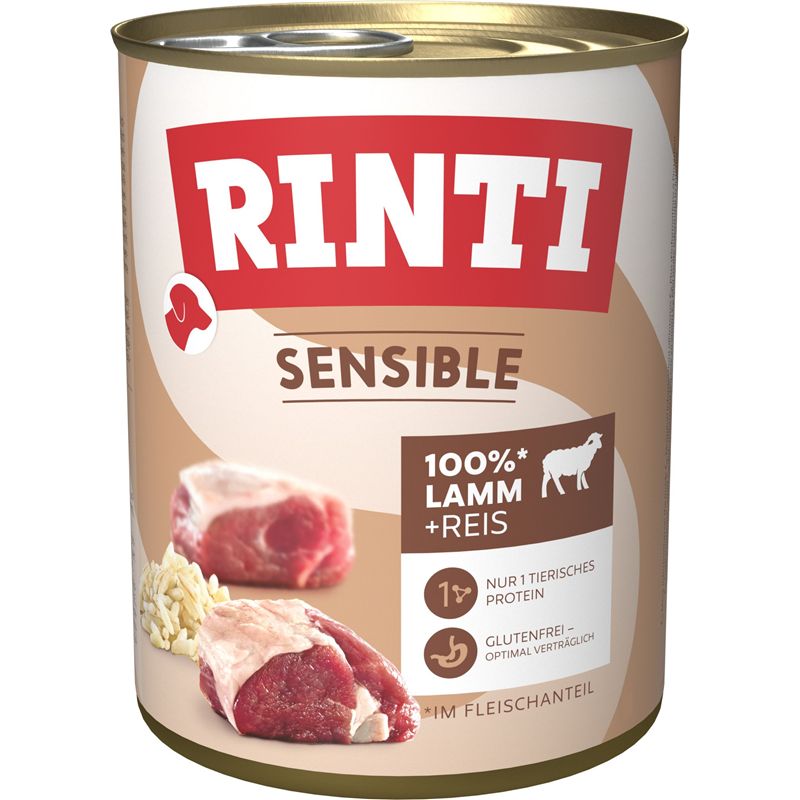 Rinti Sensible Lamm & Reis 800 g