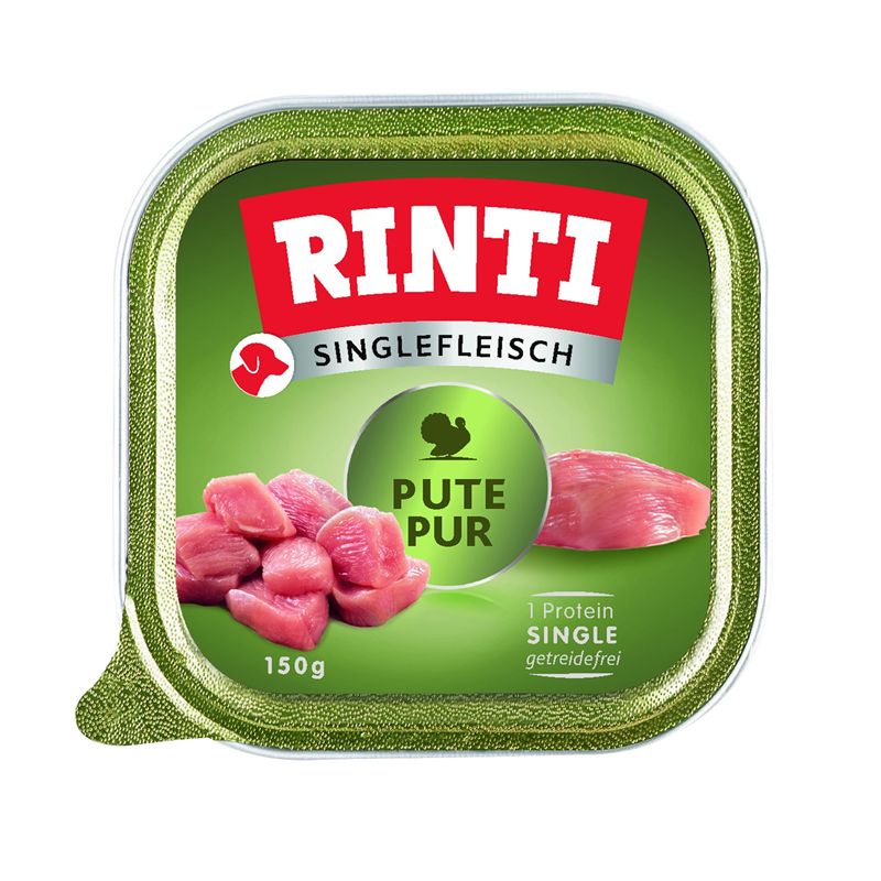 Rinti Singlefleisch Schale Pute Pur 150 g