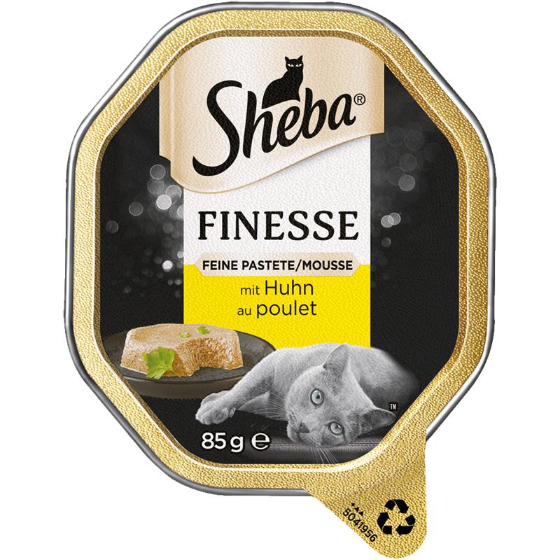 Sheba Schale Finesse Pastete/Mousse mit Huhn 85g