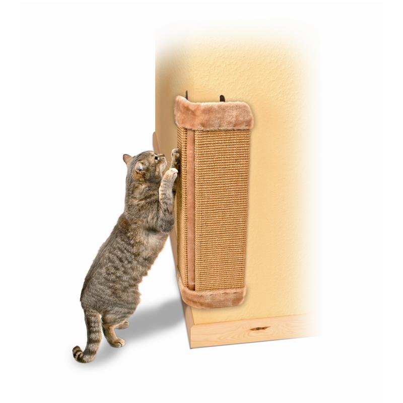 Trixie Kratzbrett für Zimmerecken, beige
