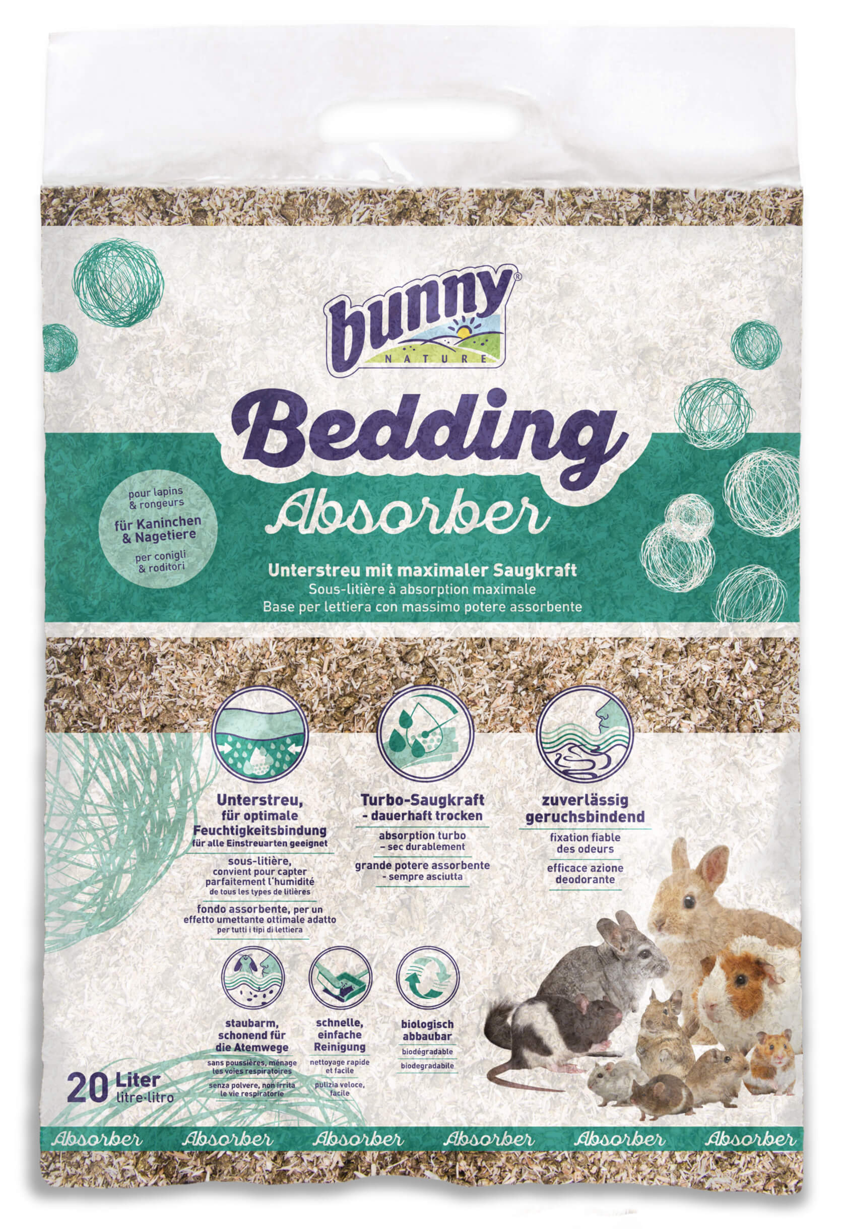 Bunny Bedding Absorber 20 Liter Einstreu