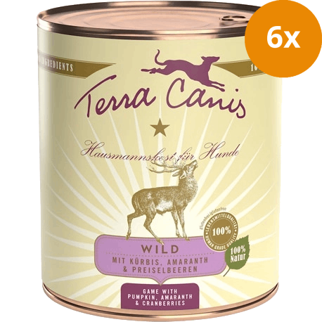 Terra Canis Menü Classic Wild mit Kürbis, Preiselbeeren & Amaranth 800 g