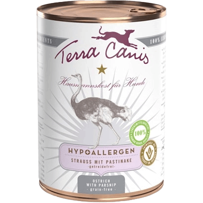 Terra Canis Hypoallergen Strauß mit Pastinake 400 g