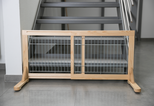 Absperrgitter Holz - 65 x 108 x 50 cm