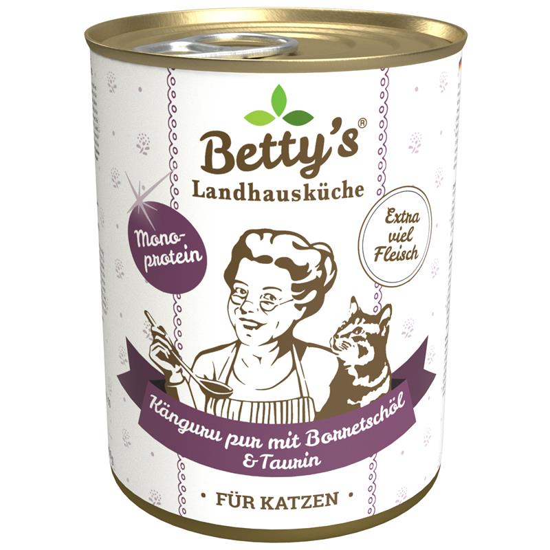 Bettys Landhausküche Katze Dose Känguru Pur 400g