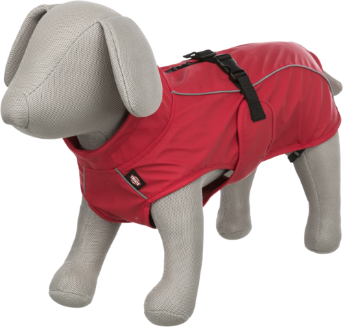 Regenmantel Vimy rot - 40 cm Rückenlänge