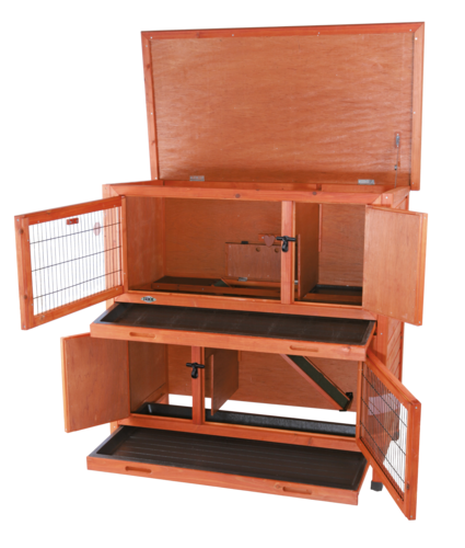 natura Kleintierstall mit Wärmedämmung - 116 × 113 × 65 cm