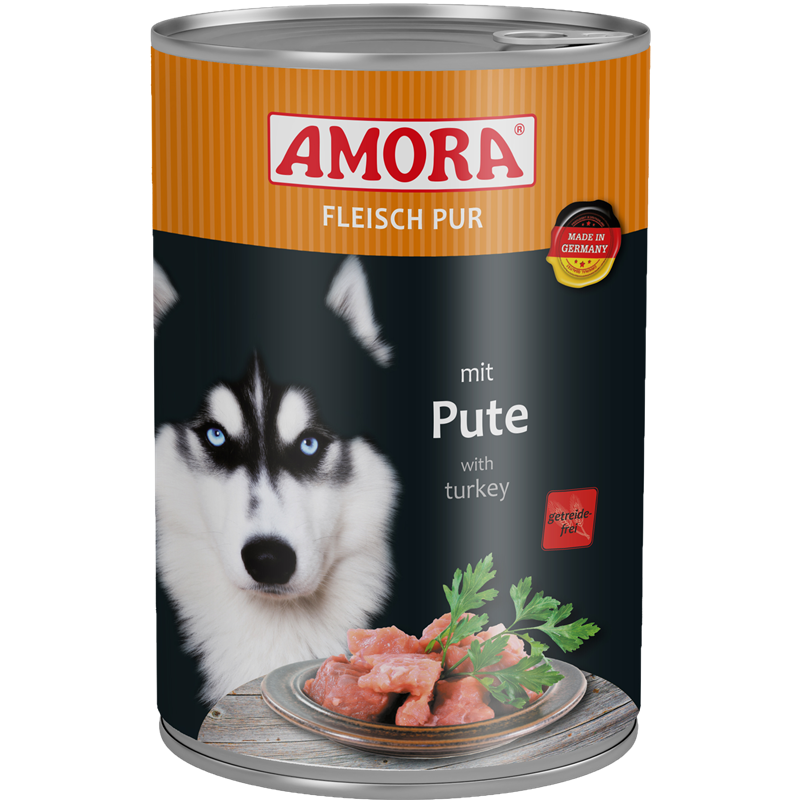 AMORA Fleisch Pur Adult Pute 400 g