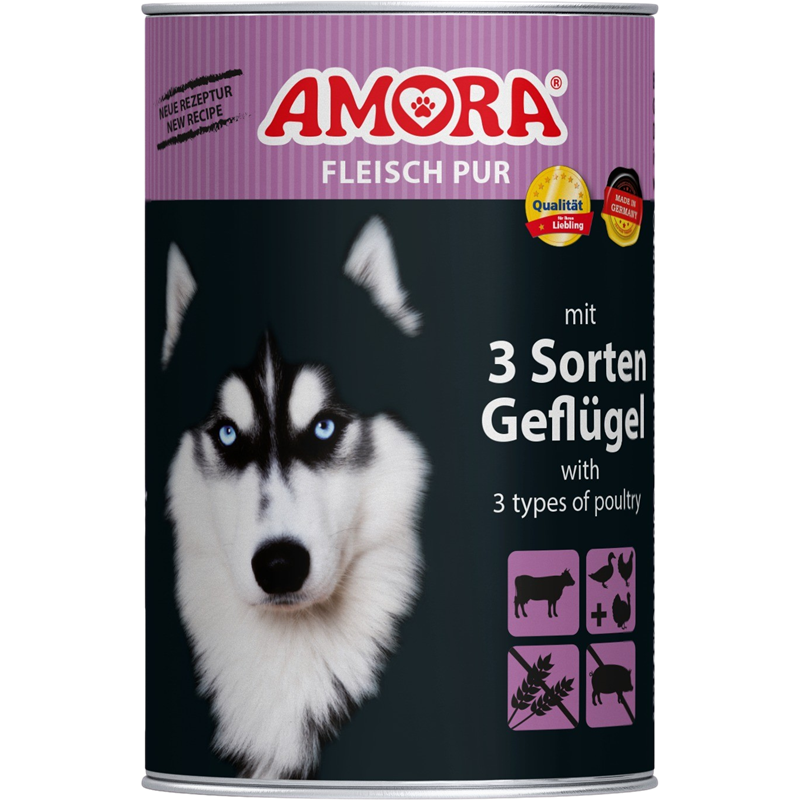 Fleisch Pur Adult - 400 g - 3 Sorten Geflügel
