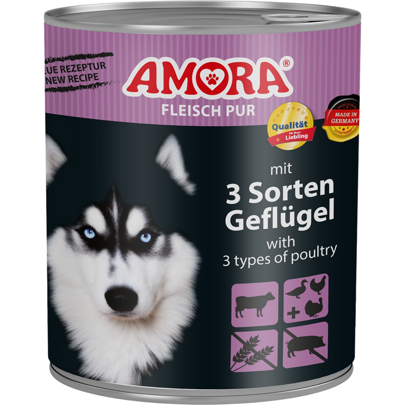 Fleisch Pur Adult - 800 g - 3 Sorten Geflügel