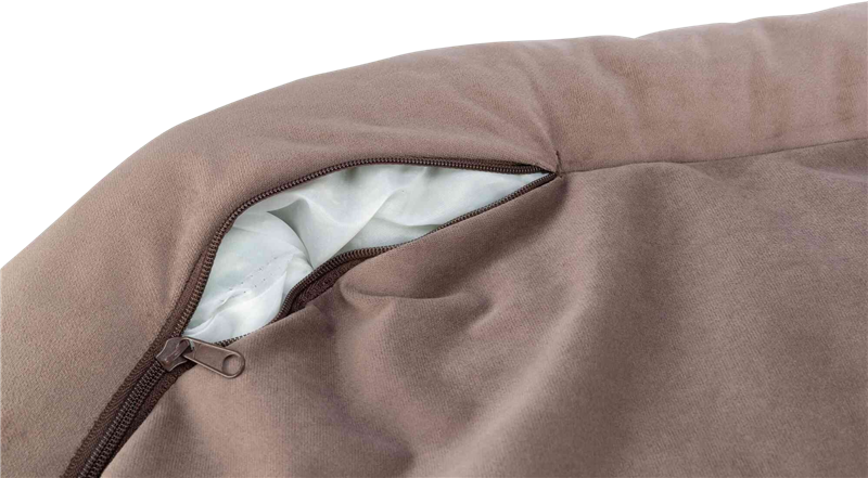 Bett Talia, oval braun - 80 × 65 cm