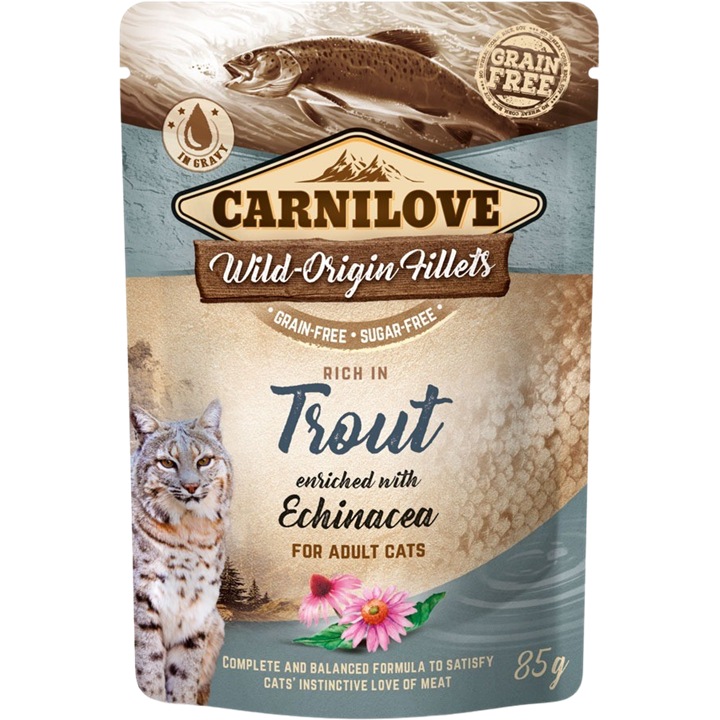 Cat Pouch - 85 g - Trout with Echinacea