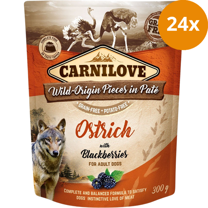 Carnilove PB Paté Strauß & Brombeeren 300 g