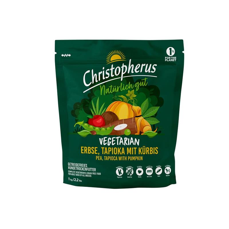 Christopherus Vegetarian Erbse, Tapioka mit Kürbis