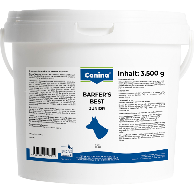 Canina Barfer's Best Junior