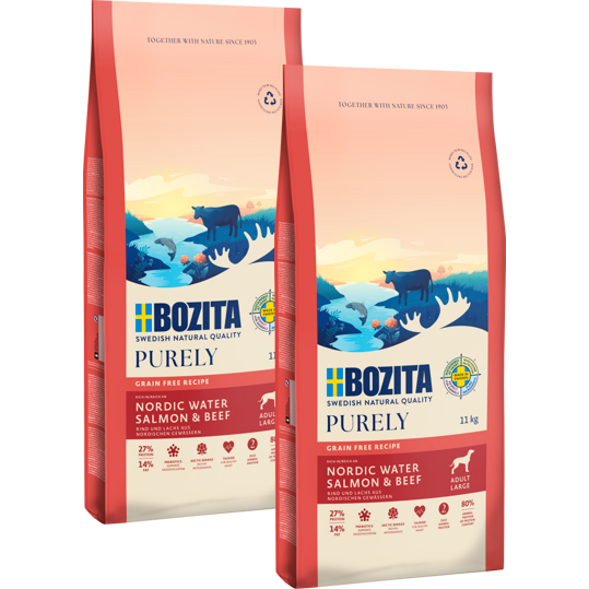 Bozita Dog Purely Adult Large mit Lachs & Rind
