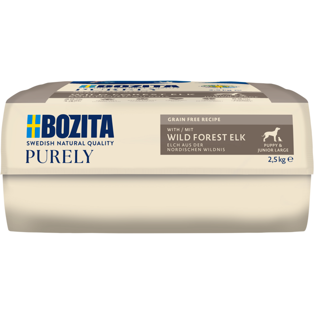Bozita Dog Purely Puppy & Junior Large mit Elch