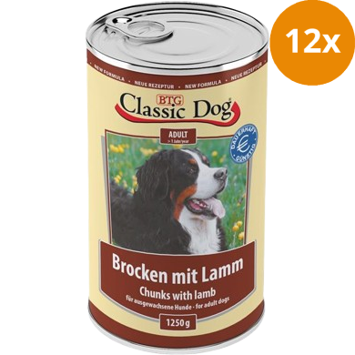 BTG Classic Dog Dose Brocken mit Lamm 1250 g