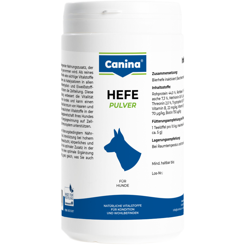 Canina Hefe Pulver