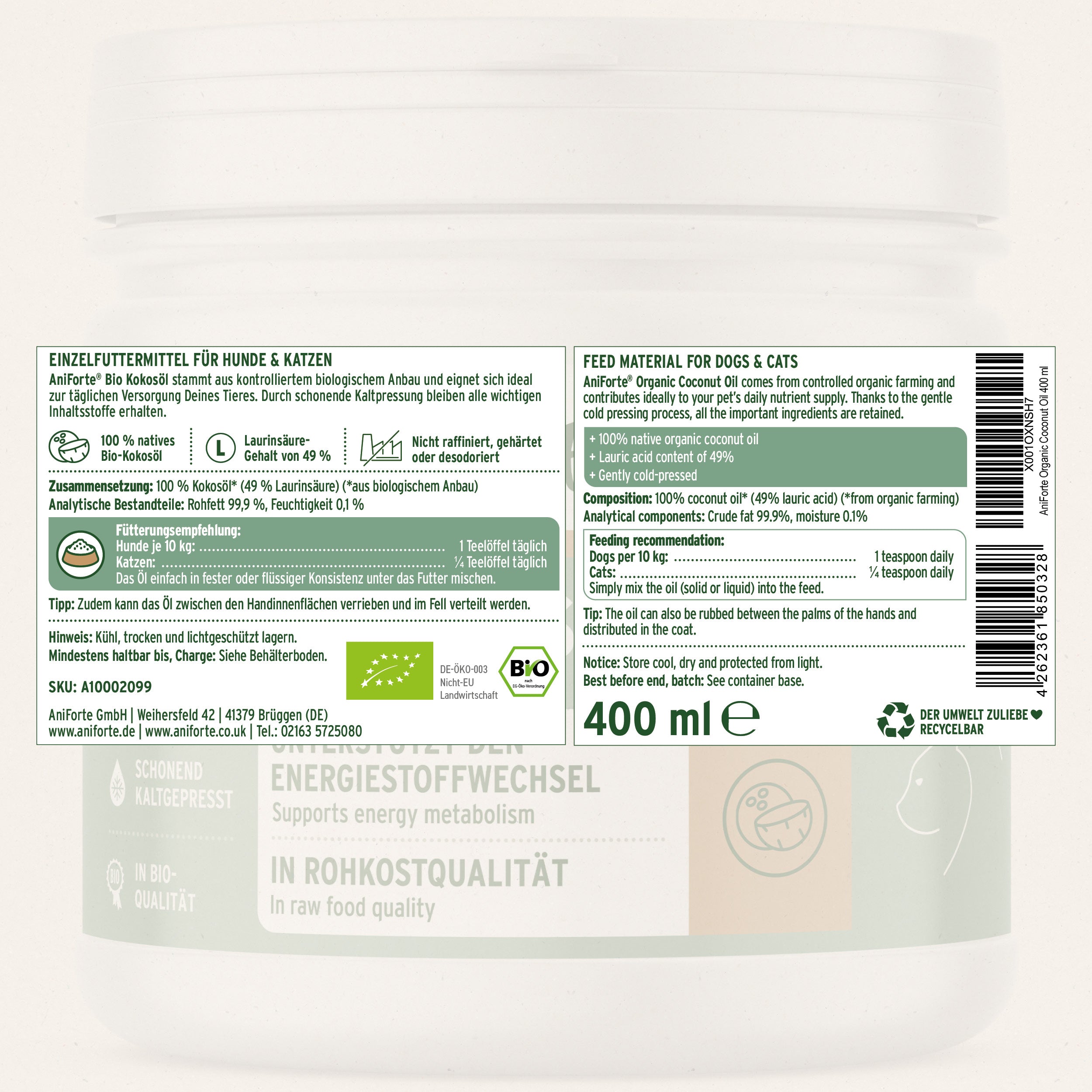 AniForte Bio Kokosöl