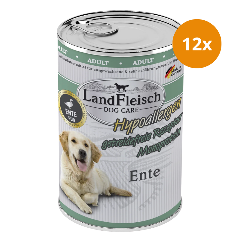 LandFleisch Dog Care Hypoallergen Ente 400g