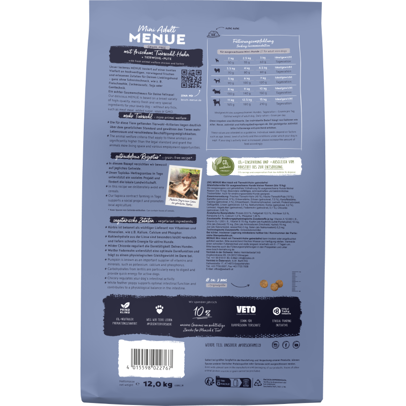 bosch HPC MENUE Mini Adult Tierwohl-Huhn