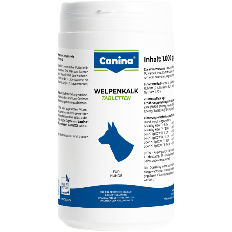 Canina Welpenkalk Tabletten