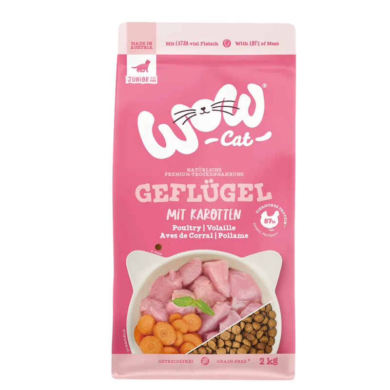 Wow Cat Trocken Junior Geflügel