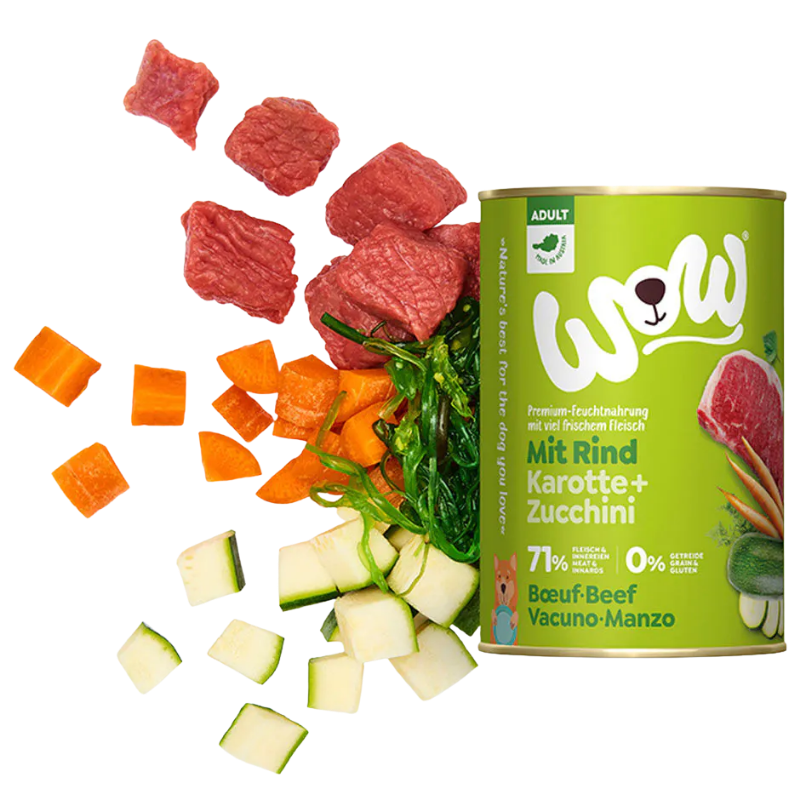 Wow Dog Dose Adult Rind 400g