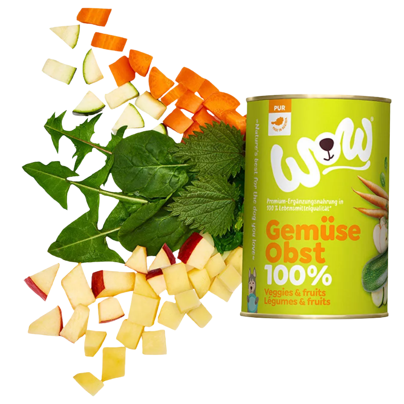 Wow Dog Dose Pur 100% Gemüse & Obst