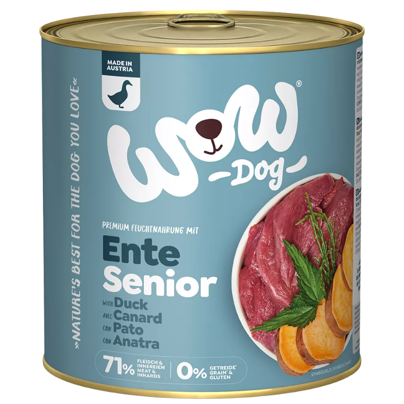 Wow Dog Dose Senior Ente 800g