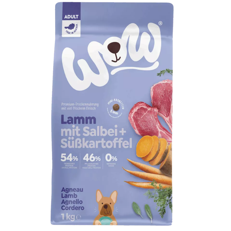 Wow Dog Trocken Minis Adult Lamm