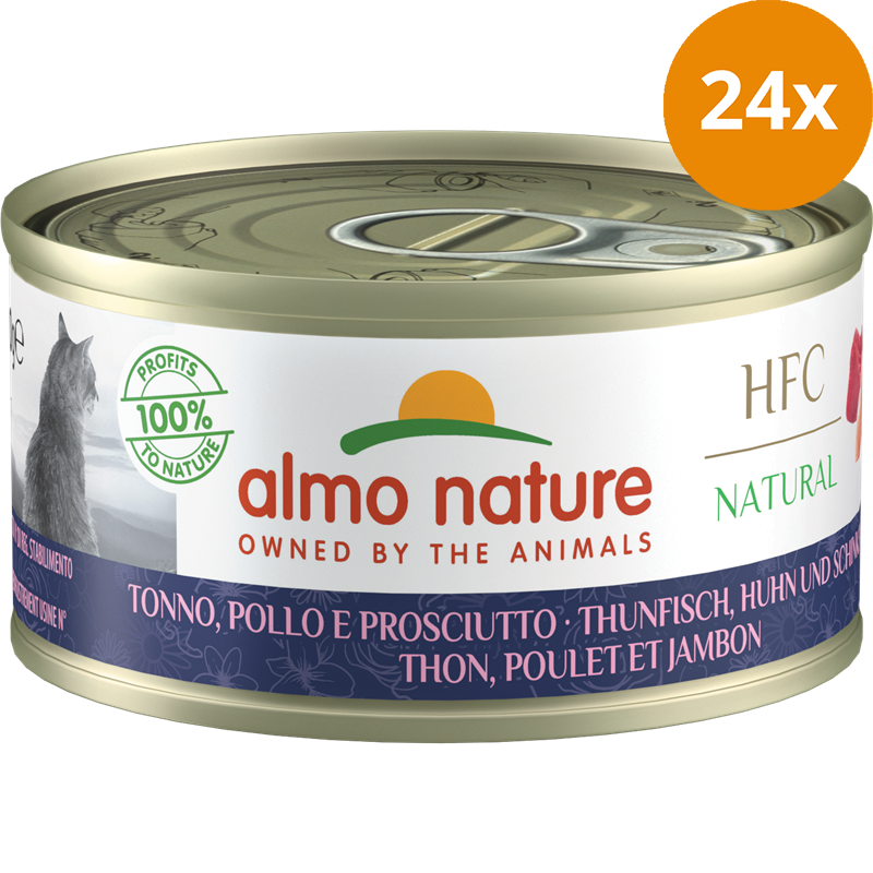 Almo Nature Dose Adult Thunfisch, Huhn & Schinken 70 g