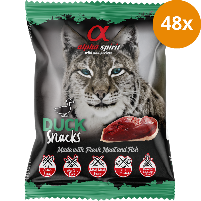 alpha spirit Snacks gewürfelt Ente 50 g