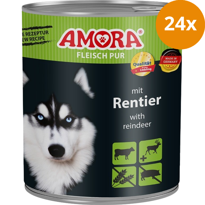 AMORA Fleisch Pur Rentier 800 g