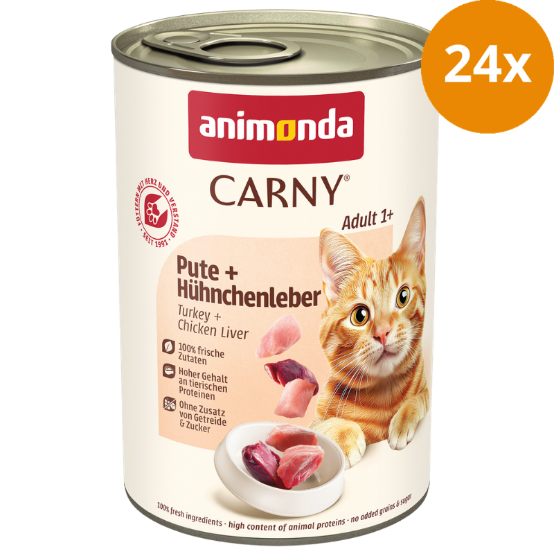 animonda Carny Adult Pute & Hühnchenleber 400 g
