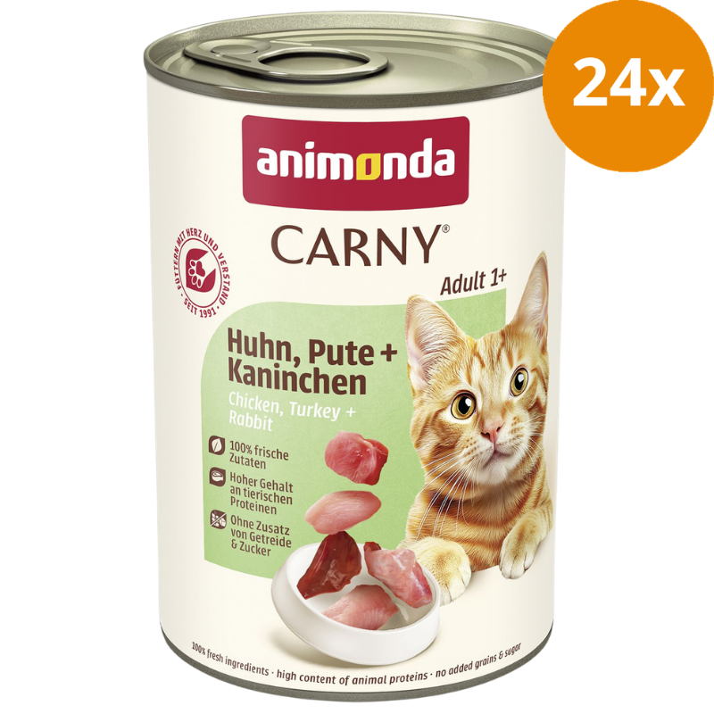 animonda Carny Huhn, Pute + Kaninchen 400 g