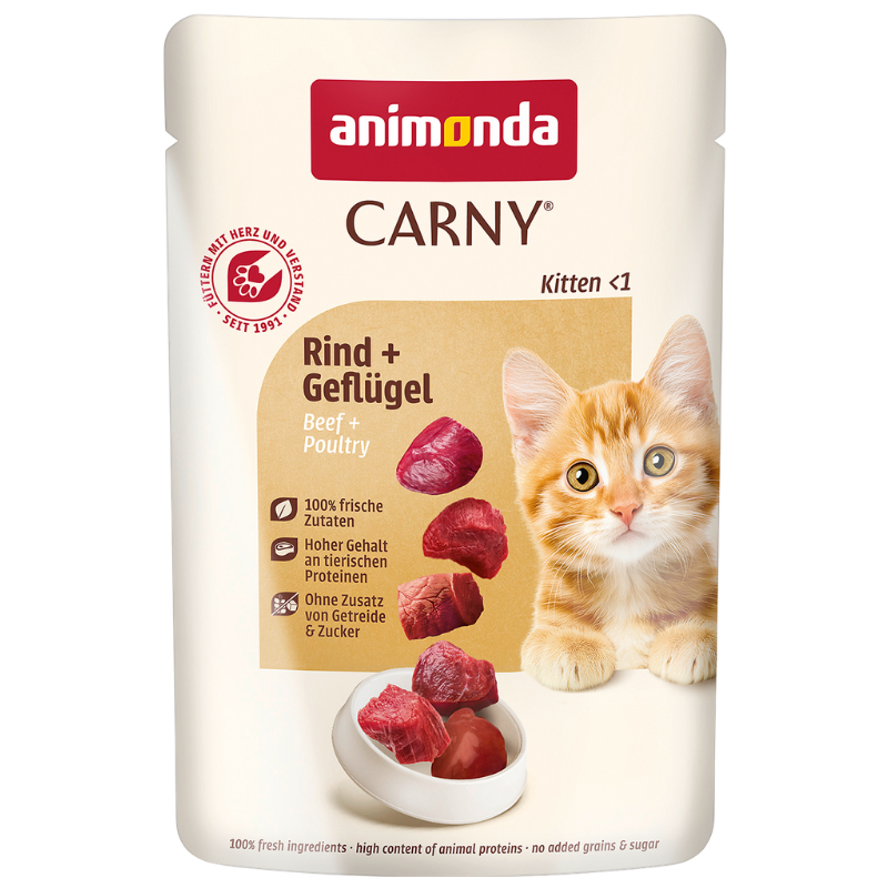 animonda Carny Kitten Rind & Geflügel 85 g