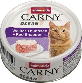 animonda Carny Ocean Weißer Thunfisch & Red Snapper 80 g