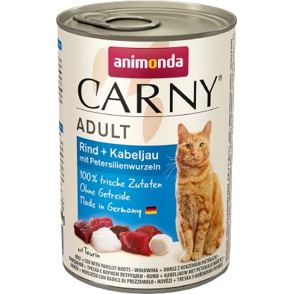 animonda Carny Rind, Kabeljau + Petersilienwurzeln 400 g