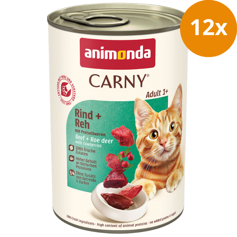 animonda Carny Rind, Reh + Preiselbeeren 400 g