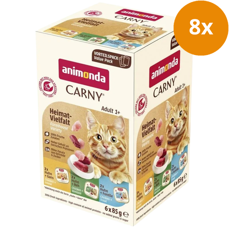 Animonda Cat Carny Adult Heimat-Vielfalt 6 x 85 g
