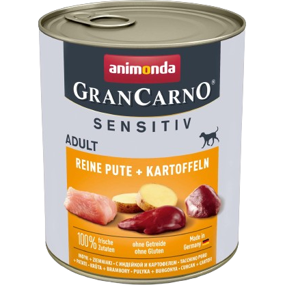 animonda GranCarno Adult Sensitiv Reine Pute & Kartoffeln 800 g